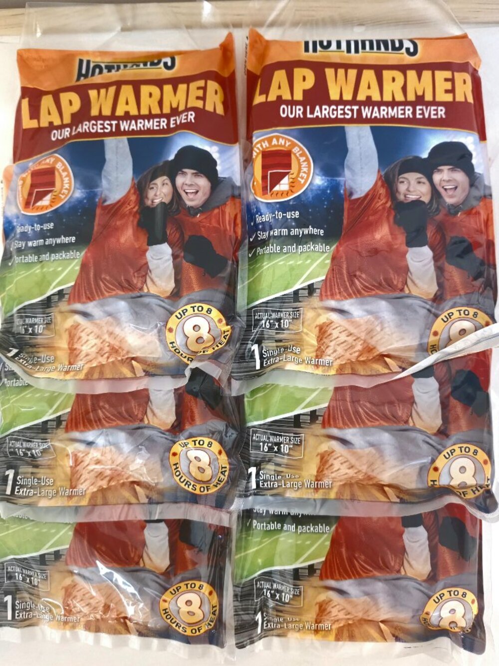 HotHands Lap Warmer, 16" X 10" 6 Count - EXP 09/2029